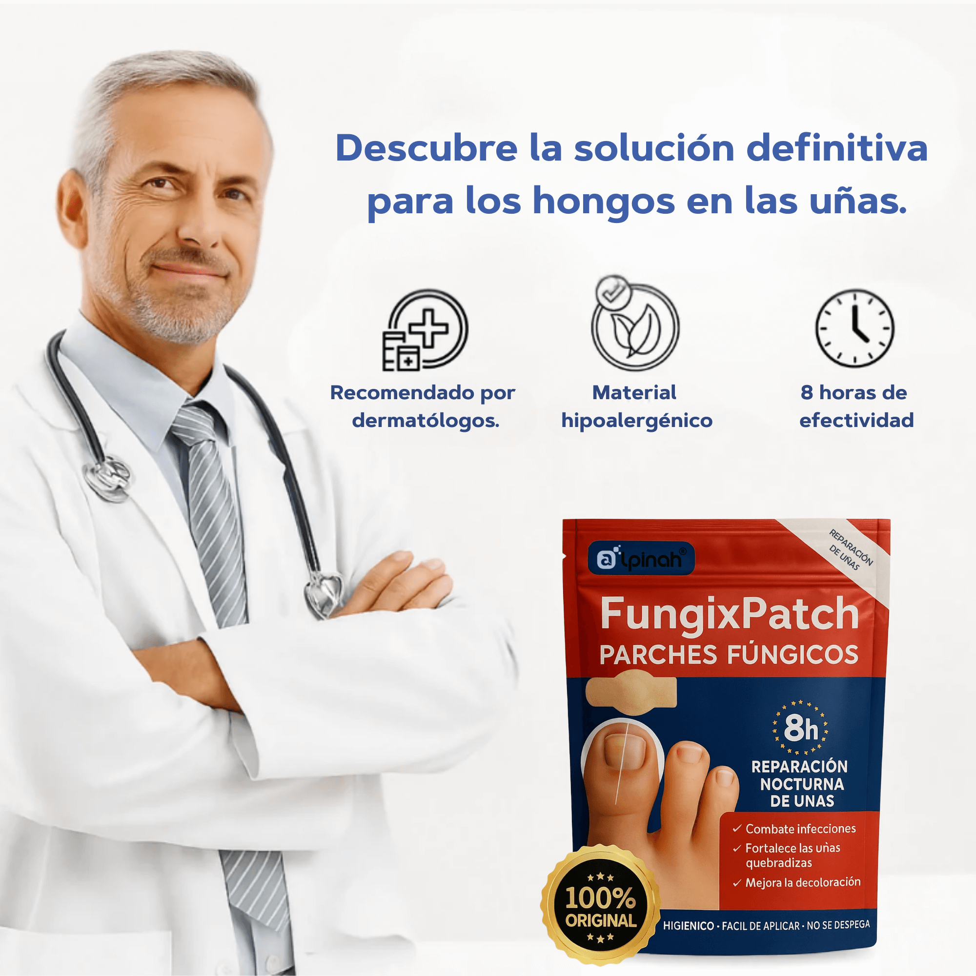 FungixPatch™ Tratamiento antifúngico avanzado