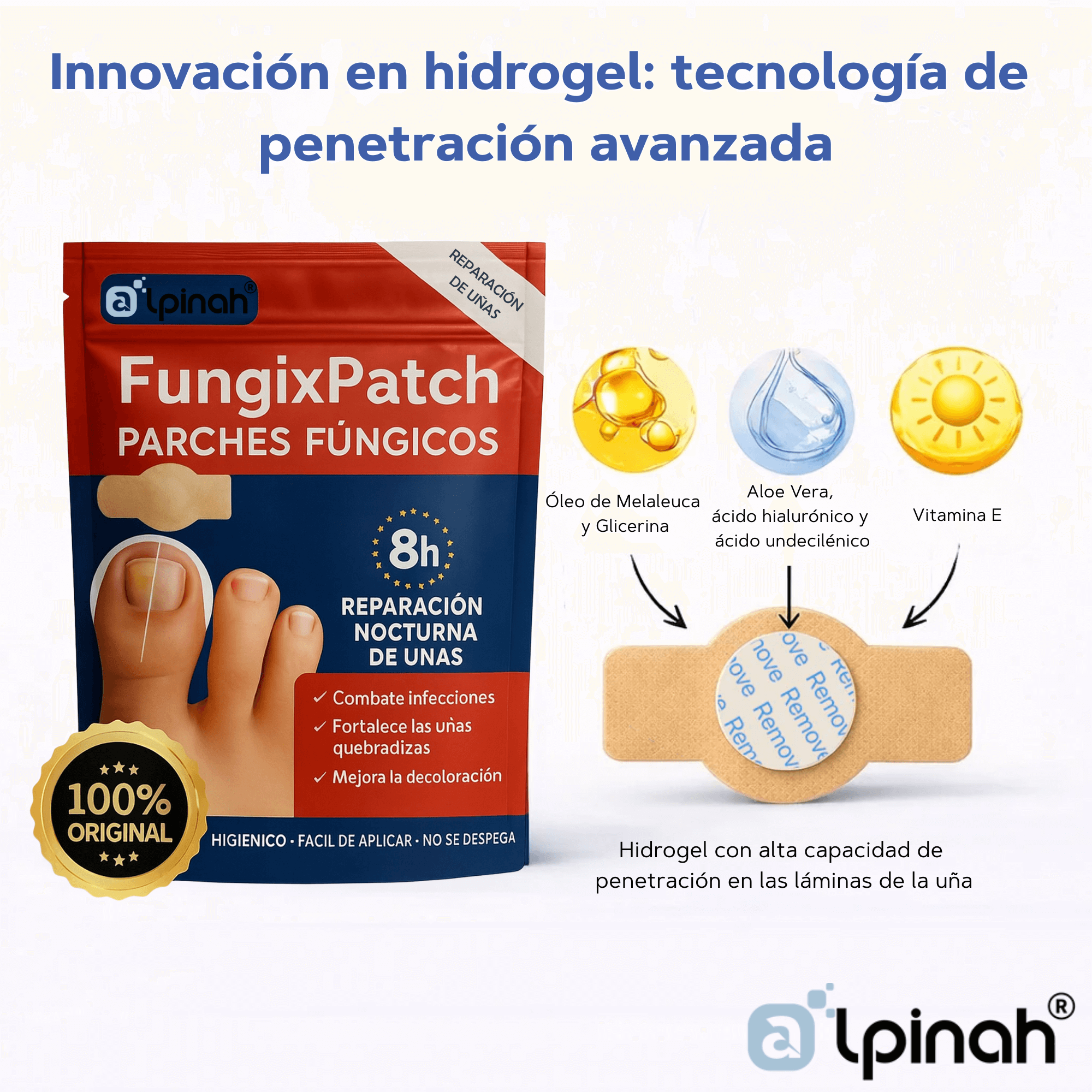 FungixPatch™ Tratamiento antifúngico avanzado
