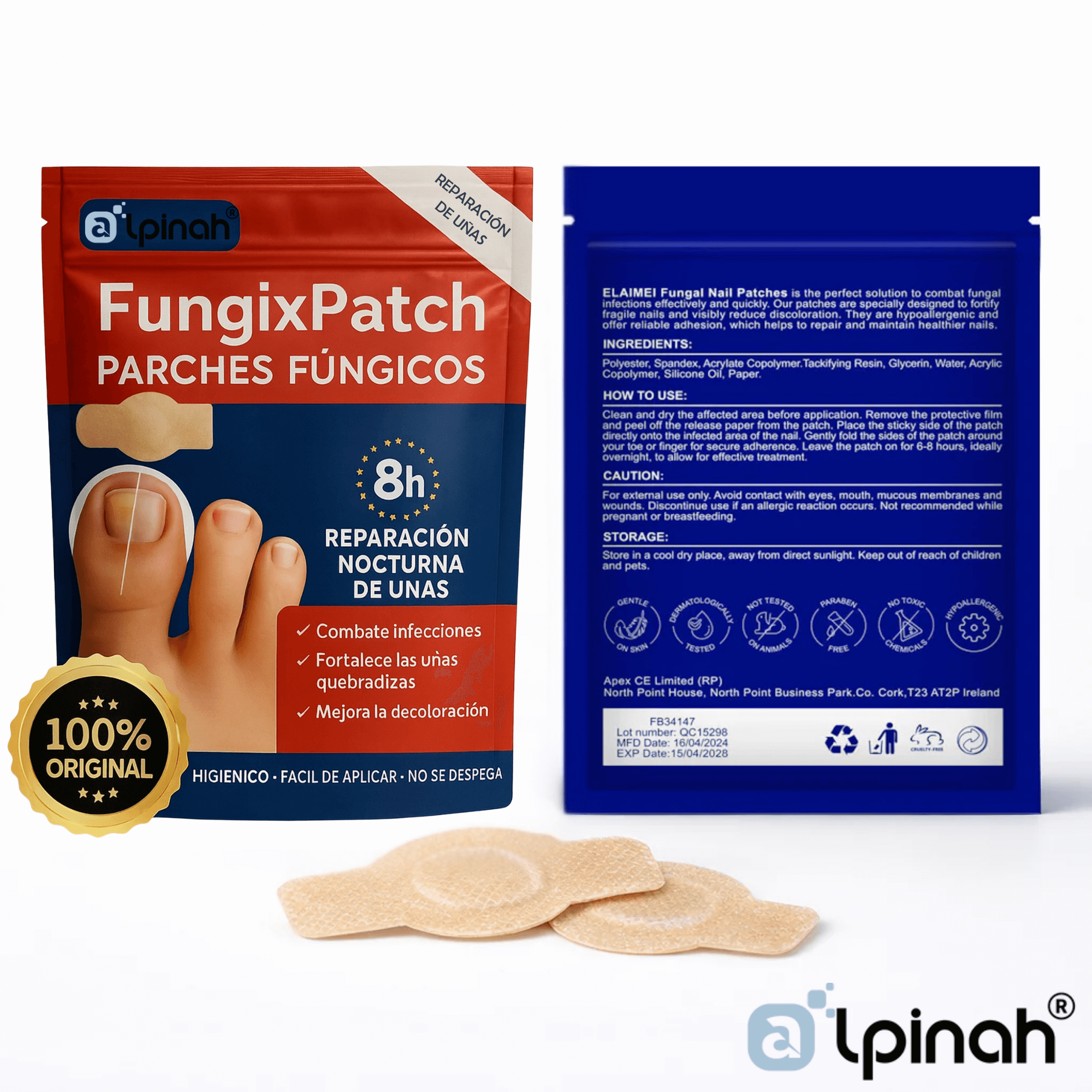 FungixPatch™ Tratamiento antifúngico avanzado