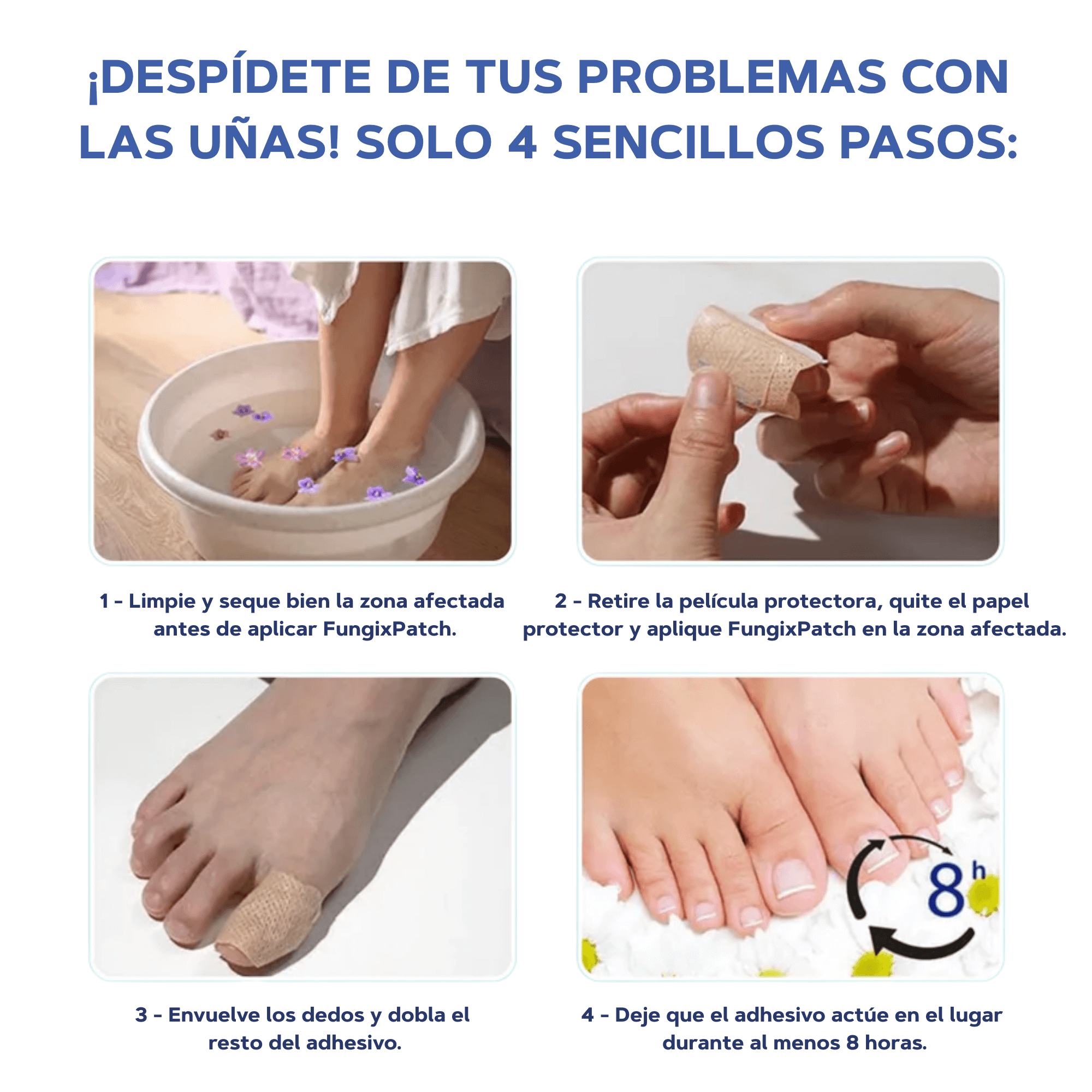 FungixPatch™ Tratamiento antifúngico avanzado